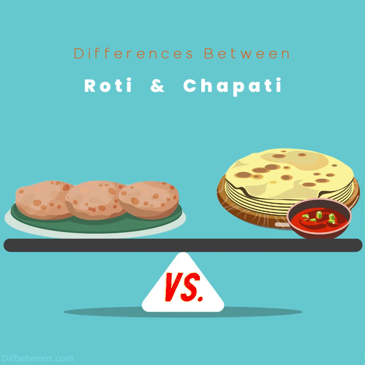 Differences Between Roti vs Chapati