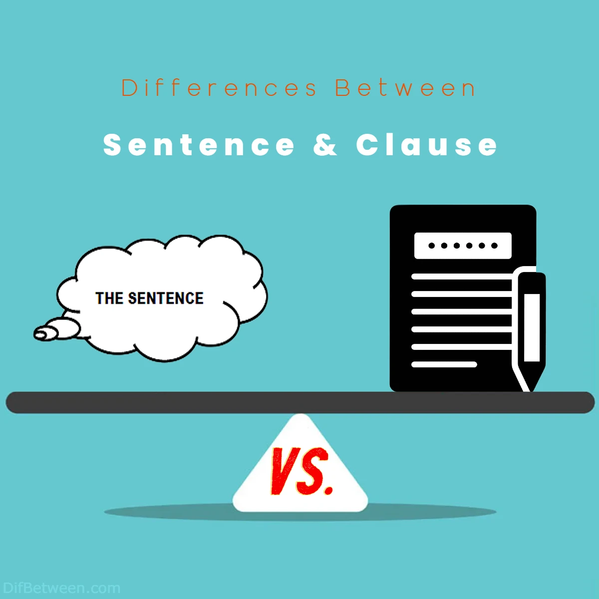 Differences Between Sentence vs Clause