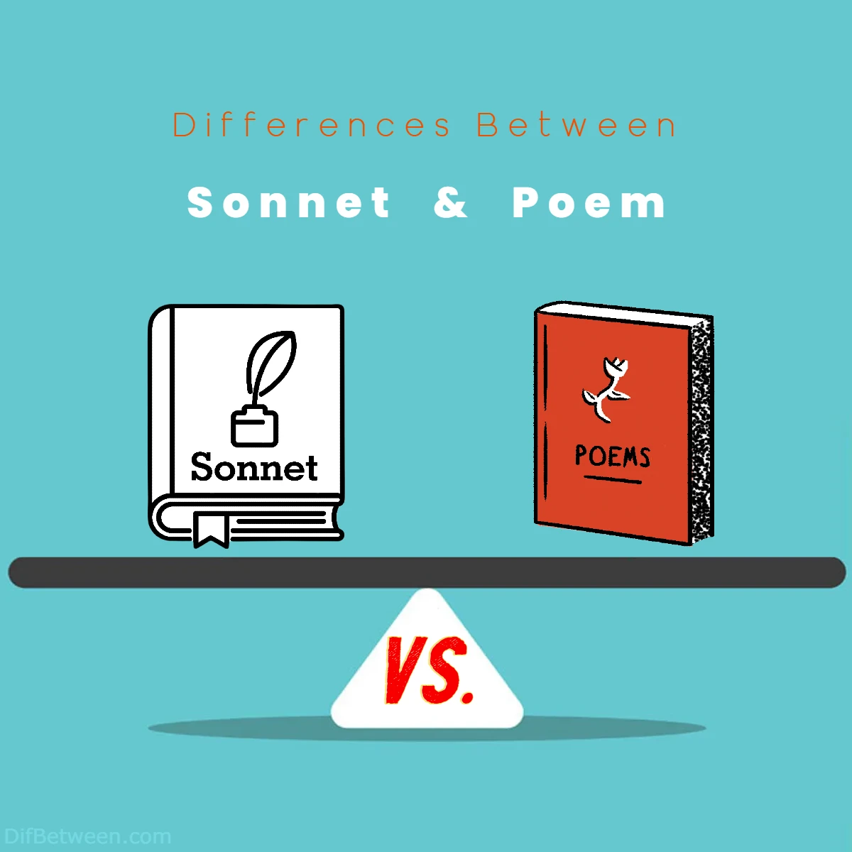 Differences Between Sonnet vs Poem