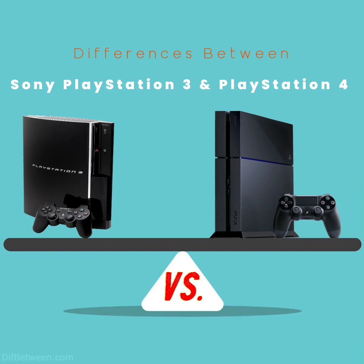 Differences Between Sony PlayStation 3 vs PlayStation 4
