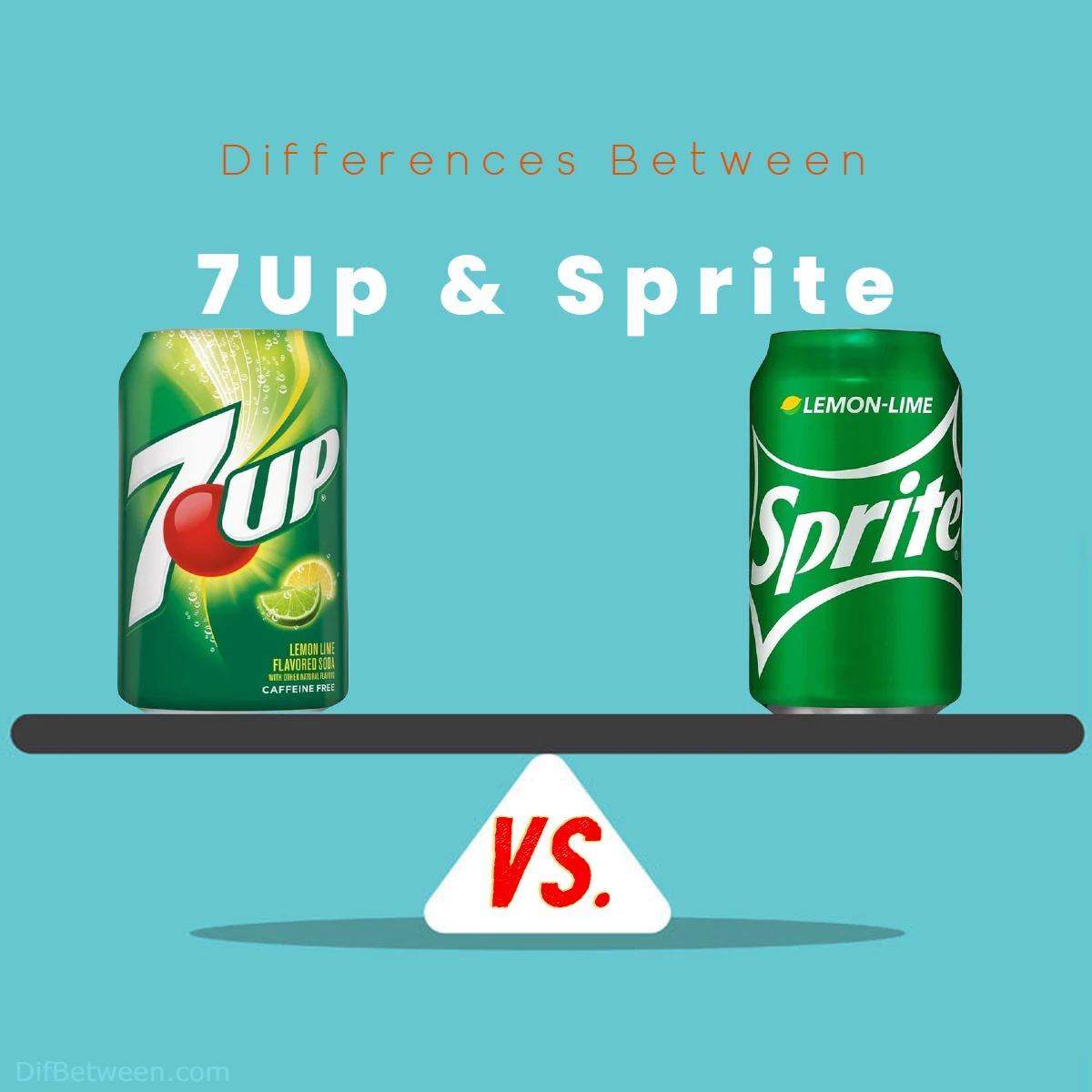 Differences Between Sprite and 7Up