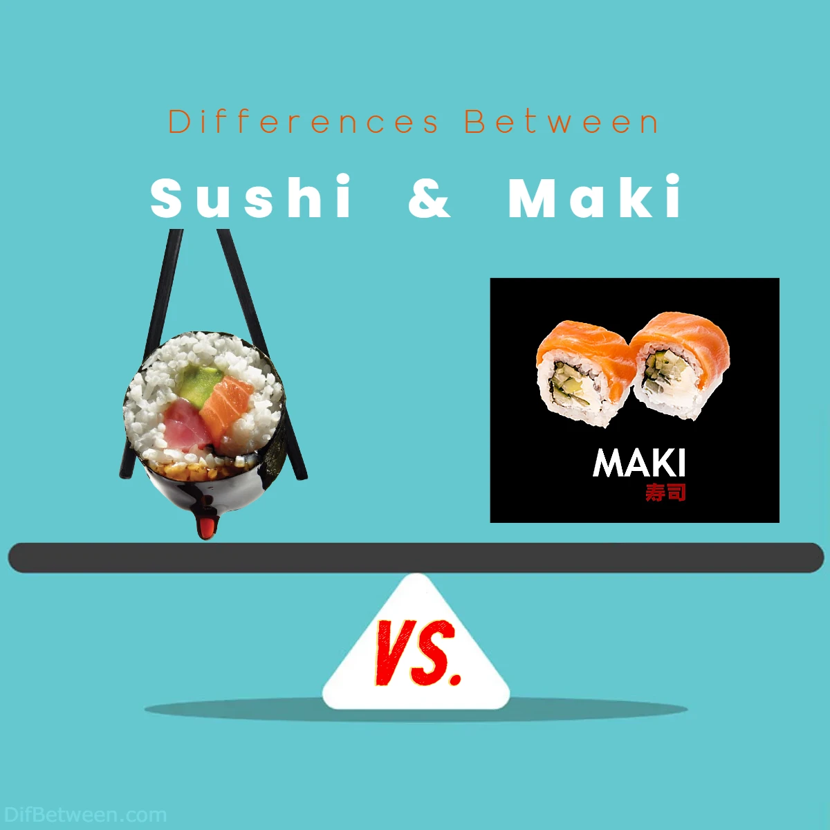 Differences Between Sushi vs Maki