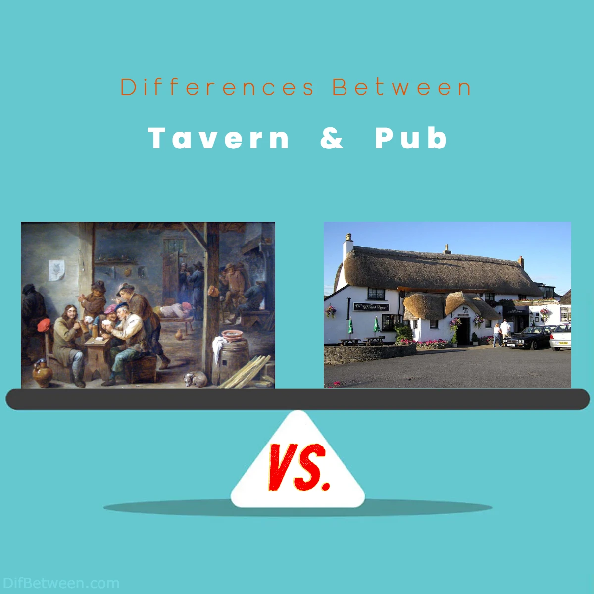 Differences Between Tavern vs Pub