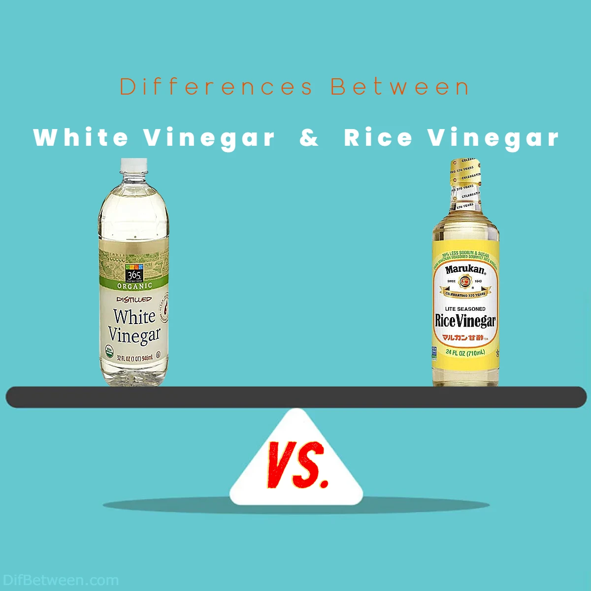 White Vinegar vs Rice Vinegar Unveiling Culinary Contrasts
