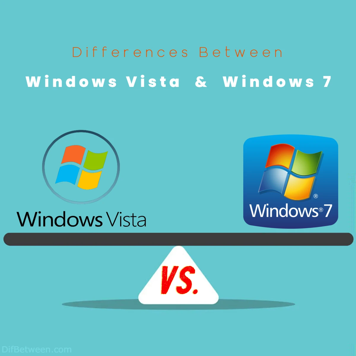 Differences Between Windows Vista vs Windows 7