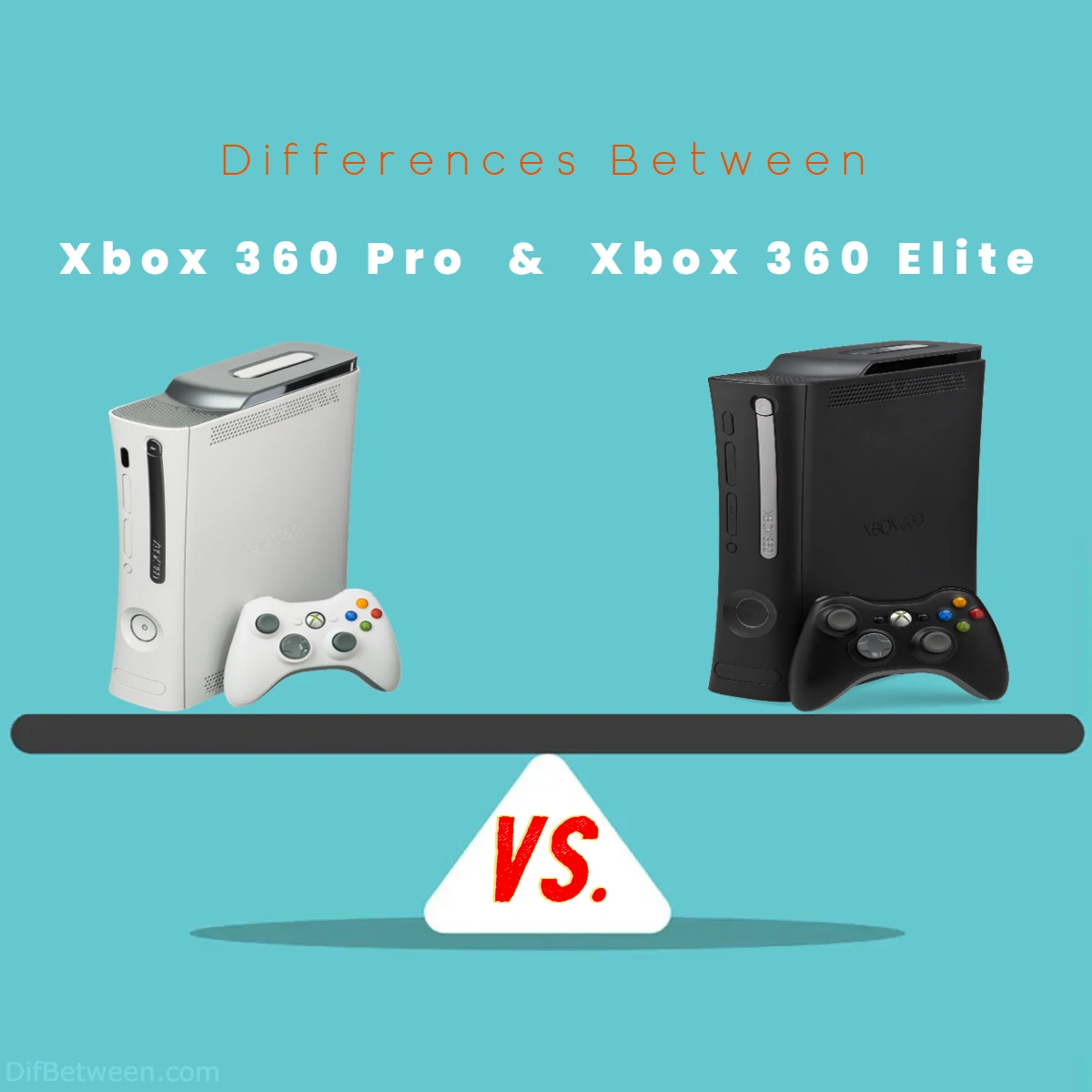 Differences Between Xbox 360 Pro vs Xbox 360 Elite