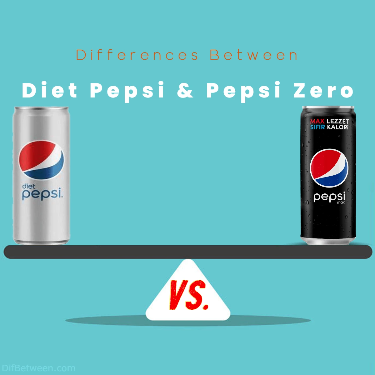 difference between pepsi zero and diet pepsi