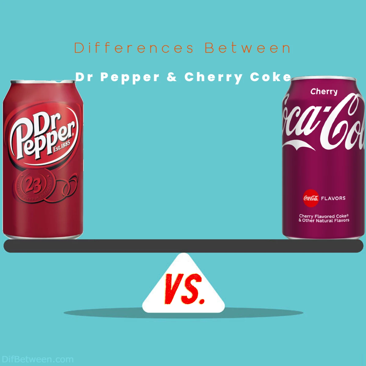 Difference Between Cherry Coke and Dr Pepper