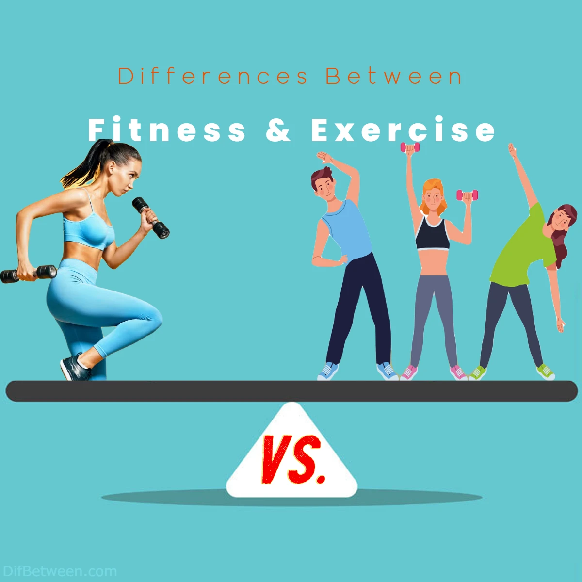 Difference Between Exercise and Fitness