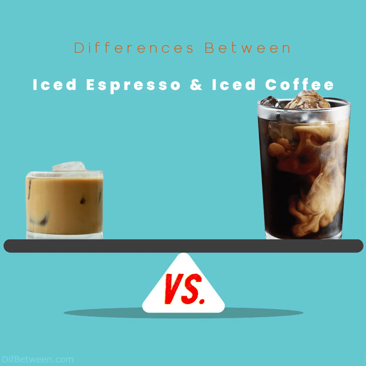 Difference Between Iced Coffee and Iced Espresso