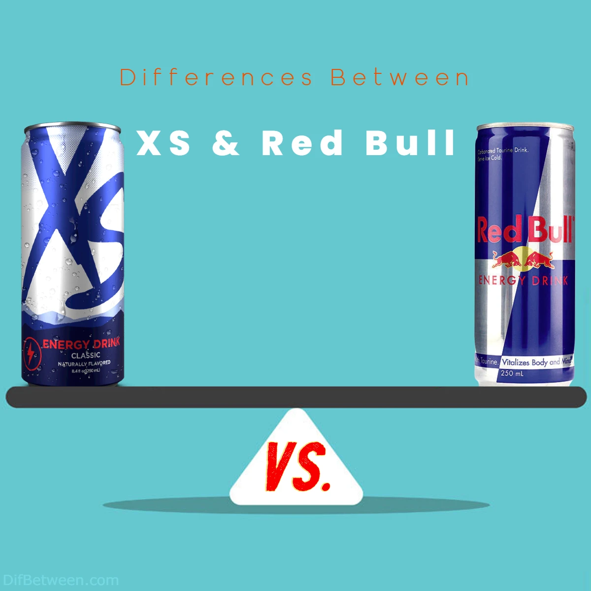 Difference Between Red Bull vs XS Energy Drink