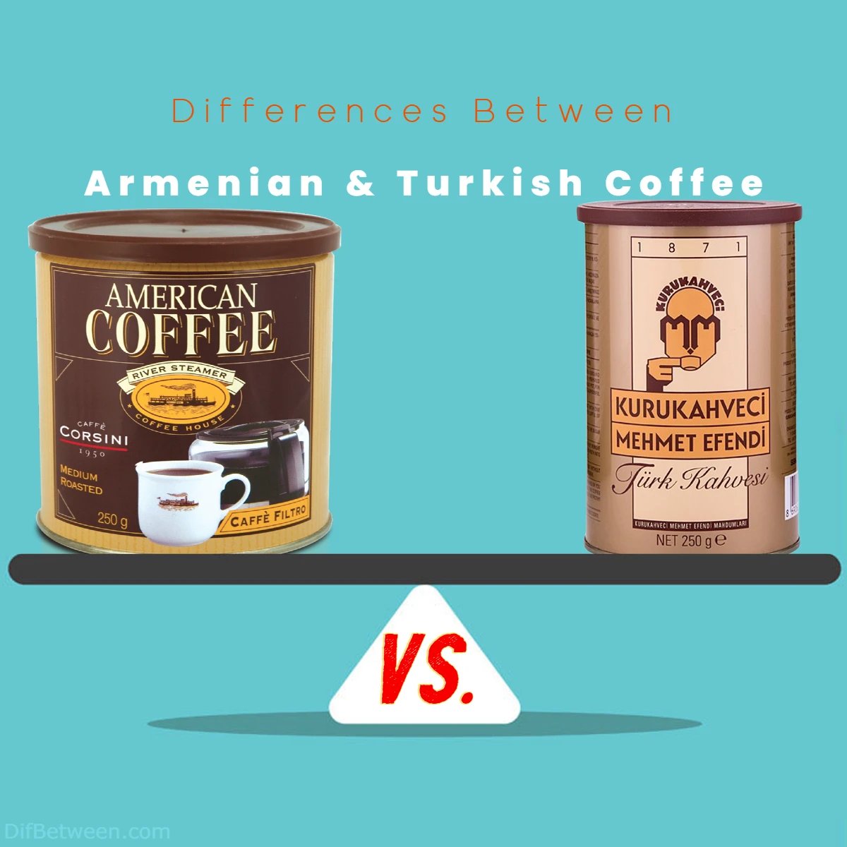Difference Between Turkish Coffee and American Coffee