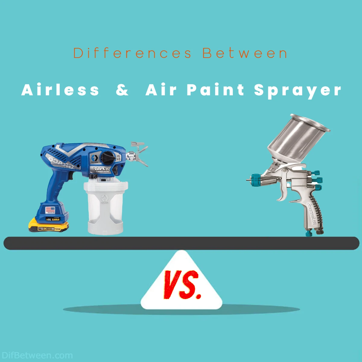 Differences Between Airless vs Air Paint Sprayer