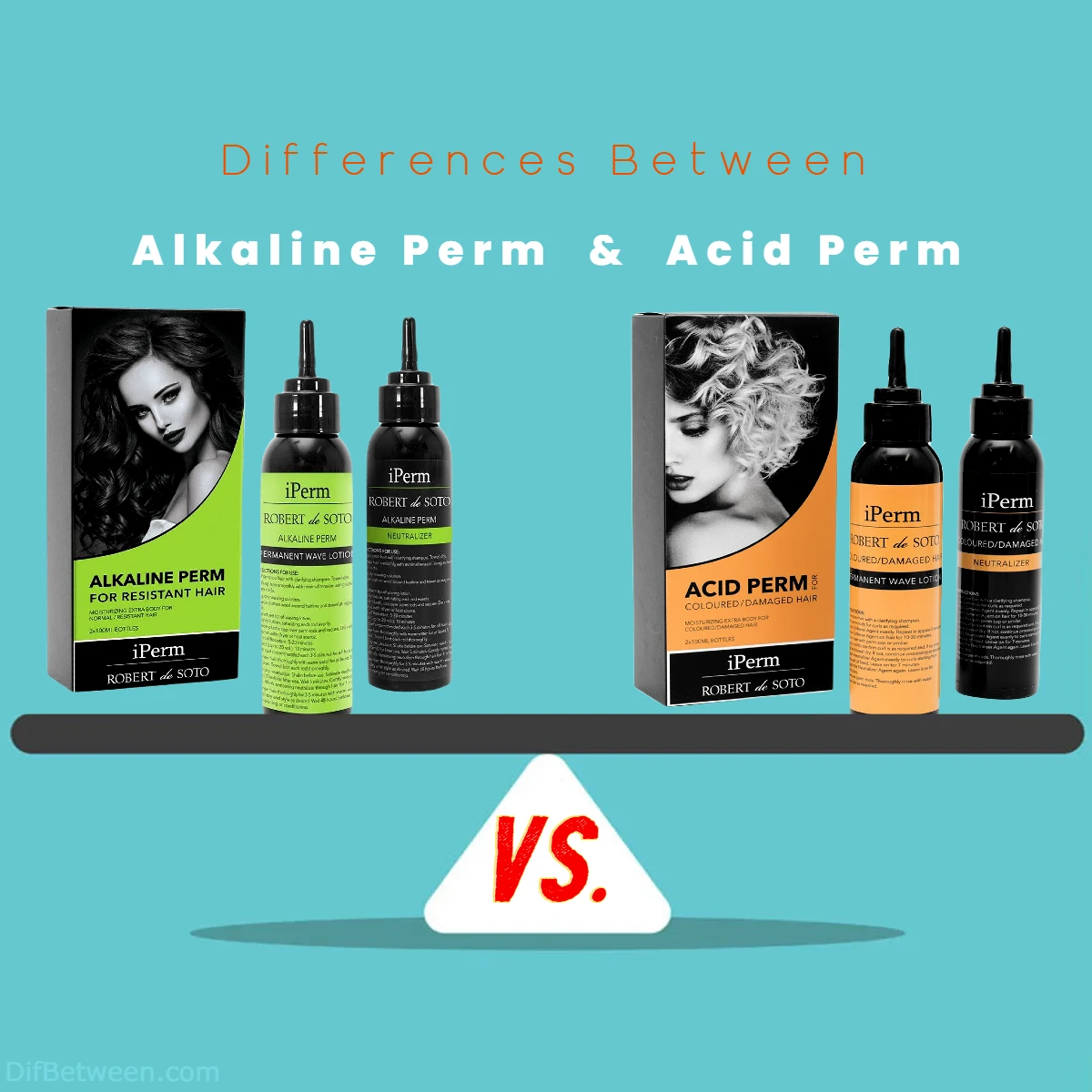 Differences Between Alkaline Perm vs Acid Perm