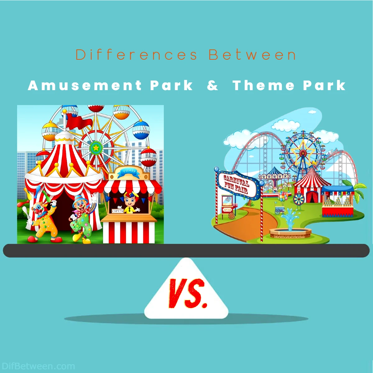 Differences Between Amusement Park vs Theme Park