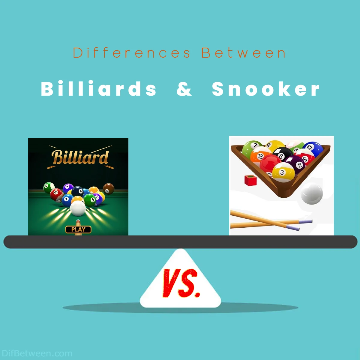 Differences Between Billiards vs Snooker