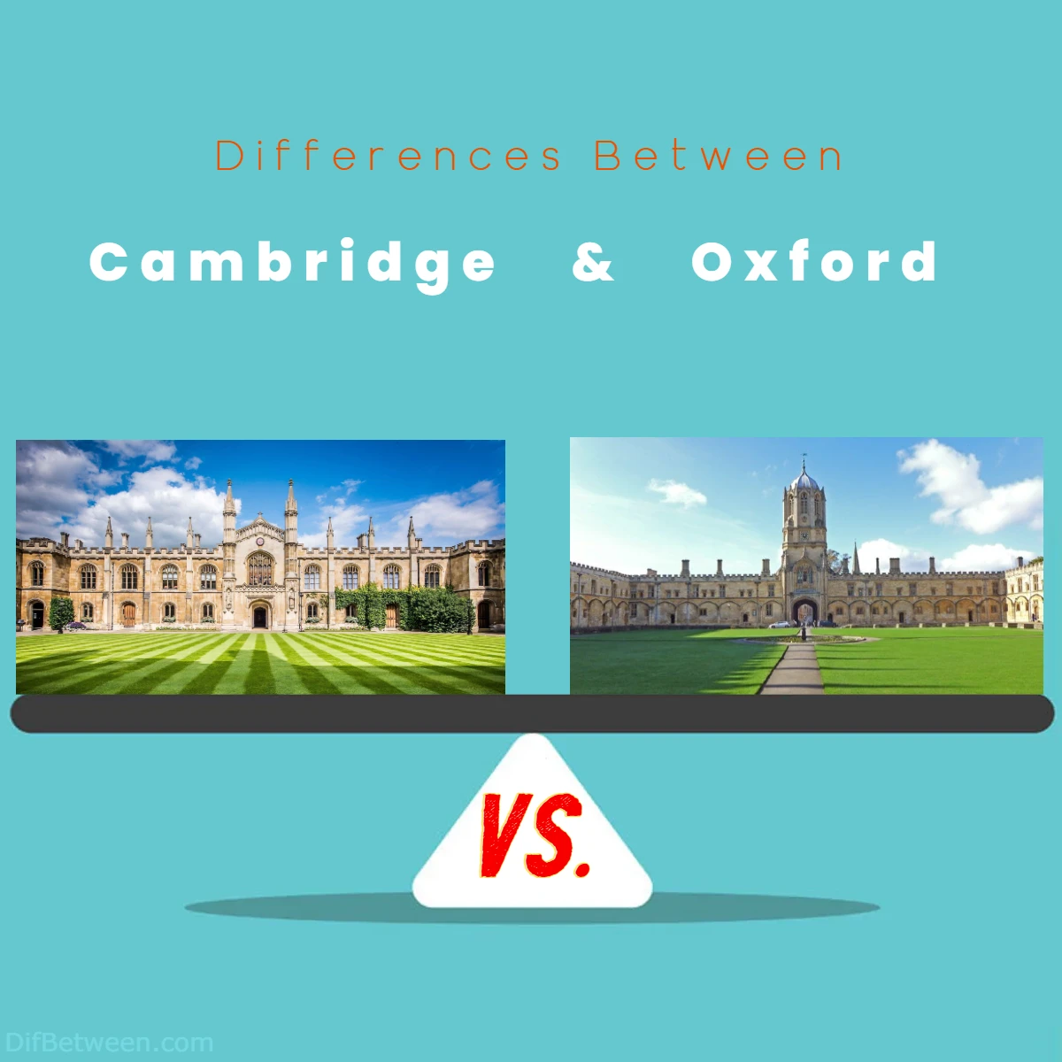 Differences Between Cambridge vs Oxford