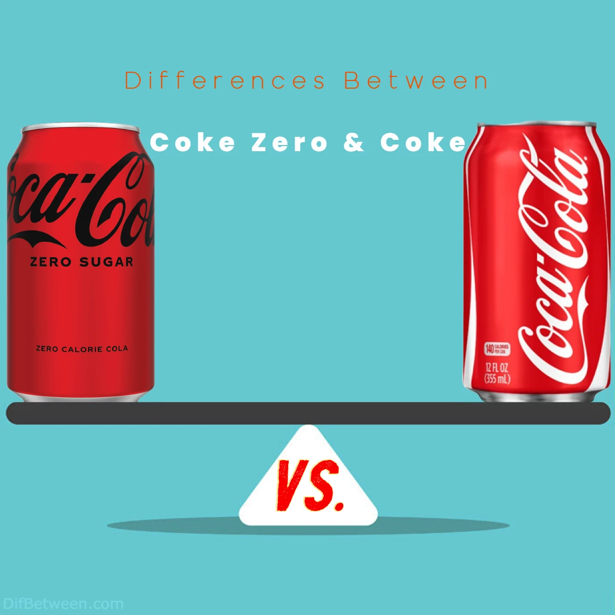Differences Between Coke and Coke Zero