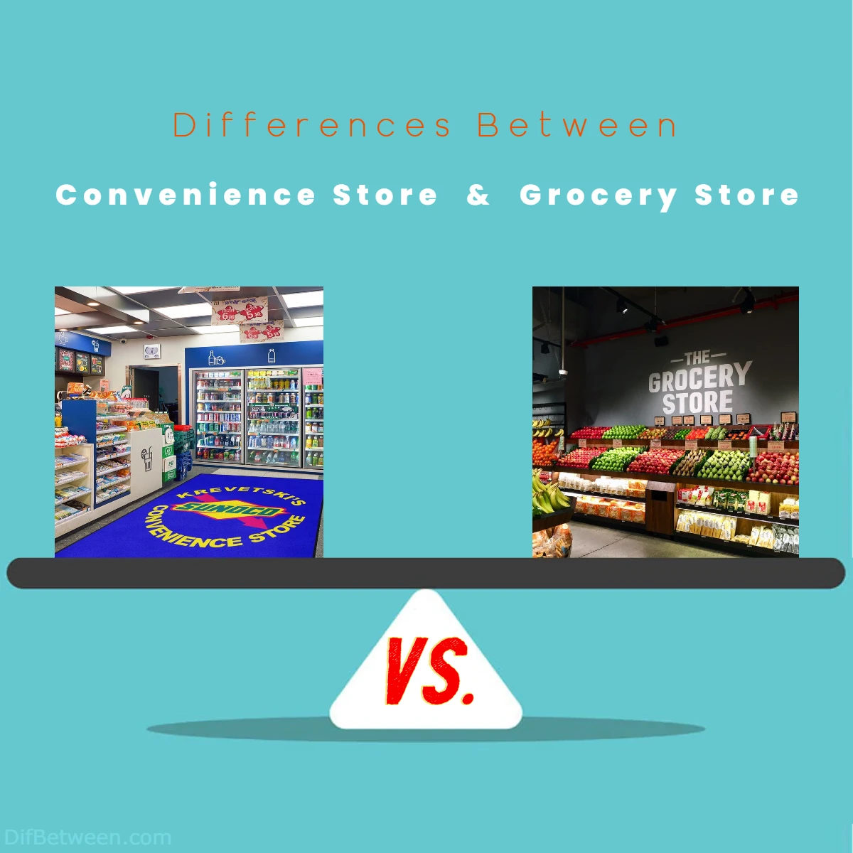 Differences Between Convenience Store vs Grocery Store