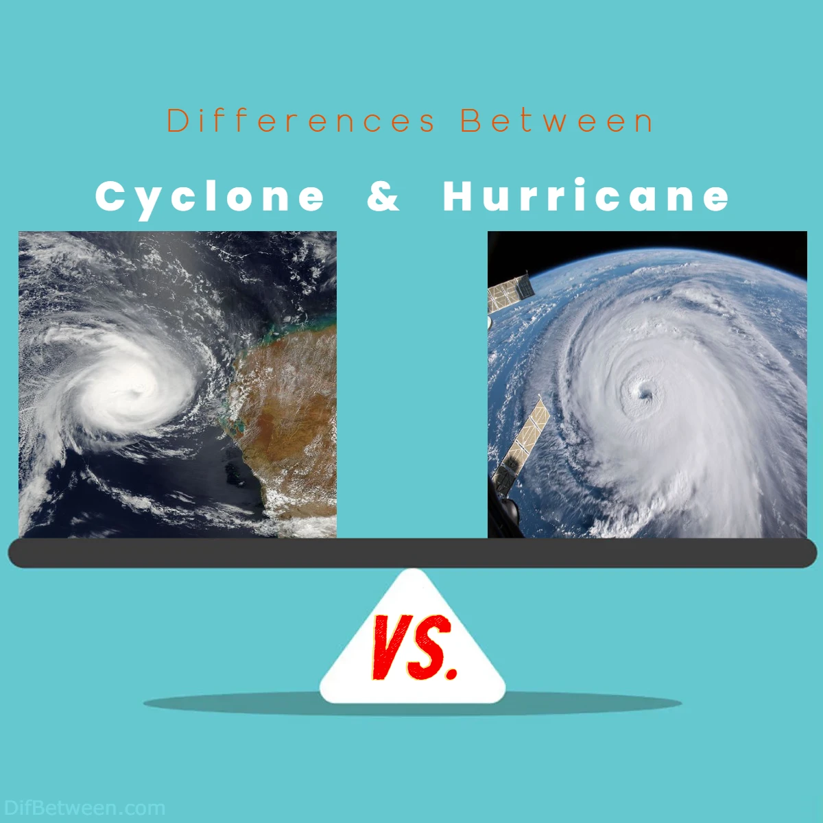 Differences Between Cyclone vs Hurricane