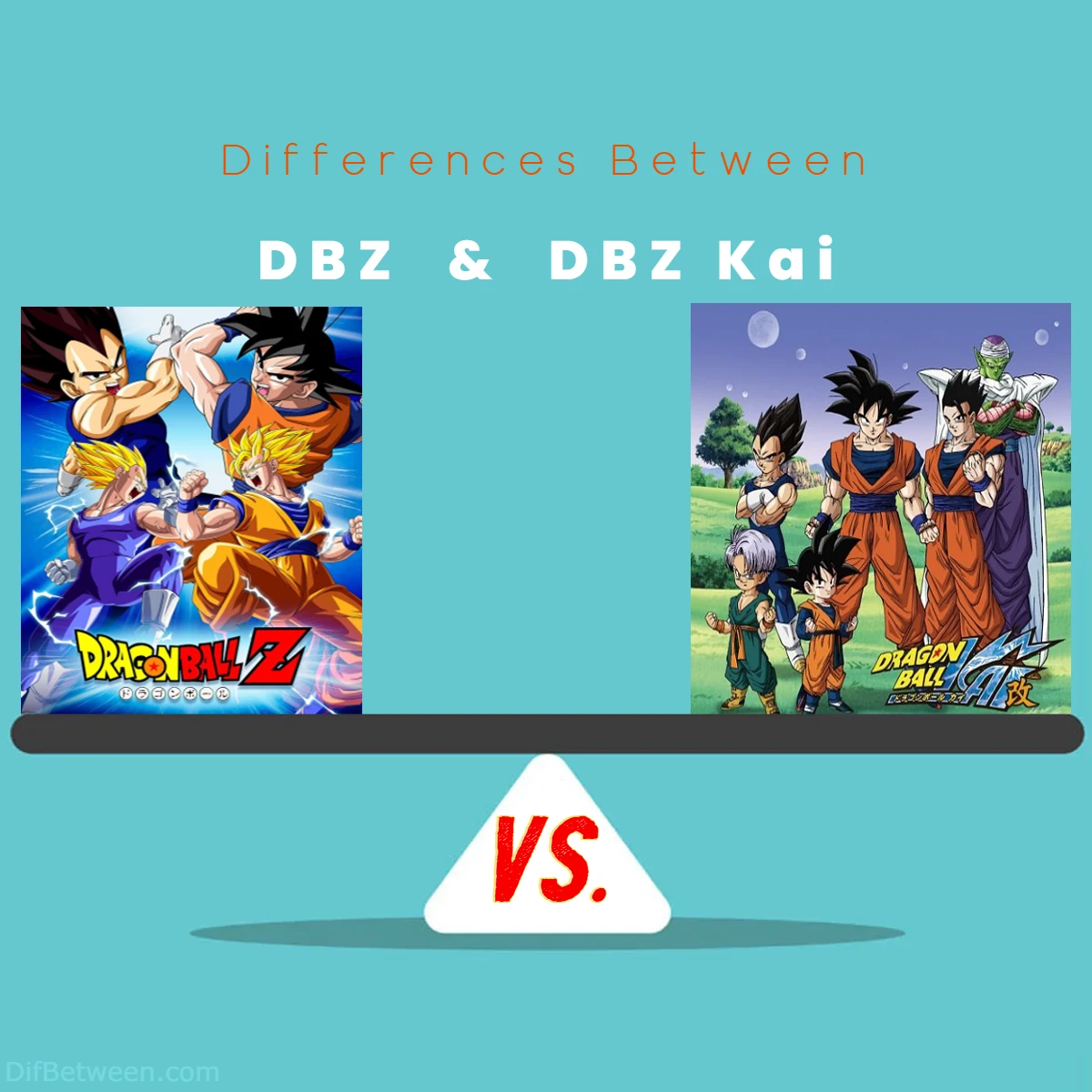 Differences Between DBZ vs DBZ Kai