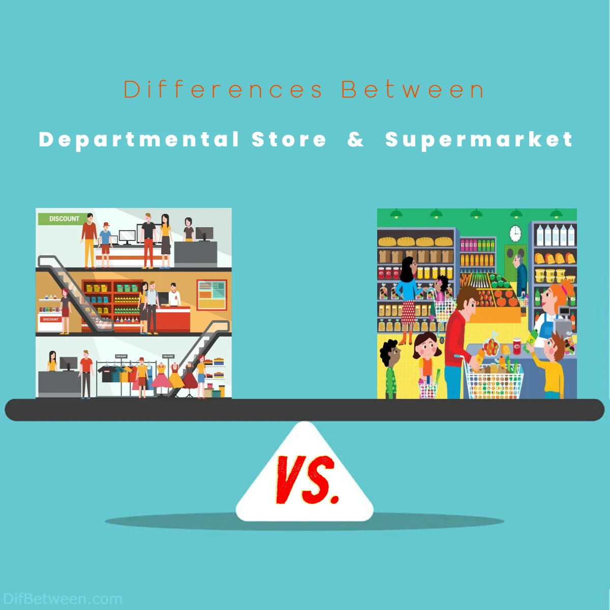 Differences Between Departmental Store vs Supermarket