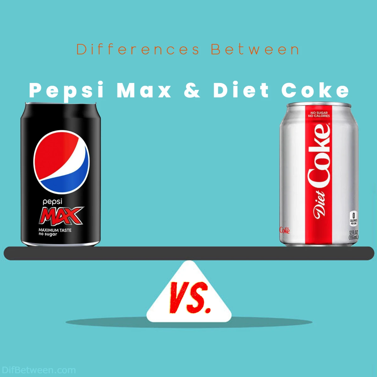Differences Between Diet Coke and Pepsi Max