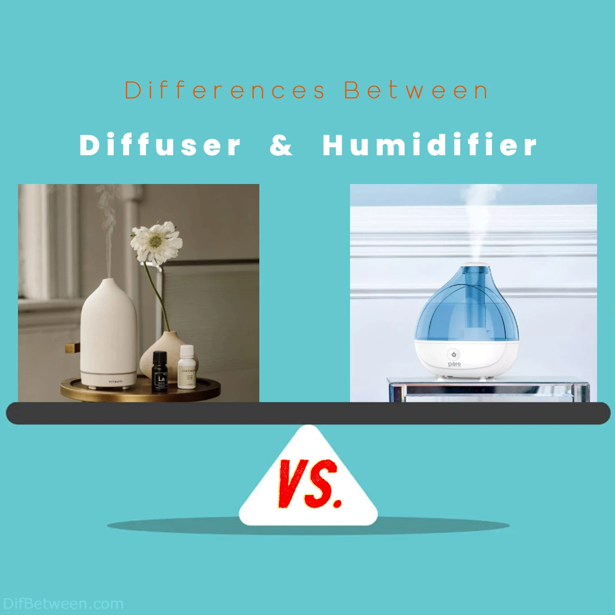 Differences Between Diffuser vs Humidifier