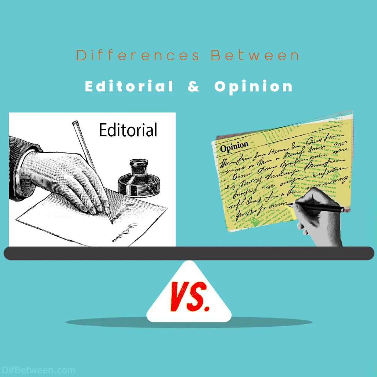 Differences Between Editorial vs Opinion