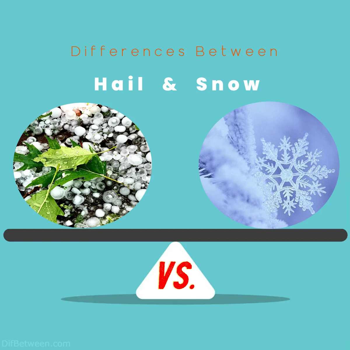 Differences Between Hail vs Snow