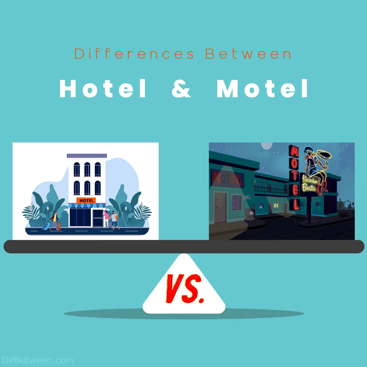Differences Between Hotel vs Motel