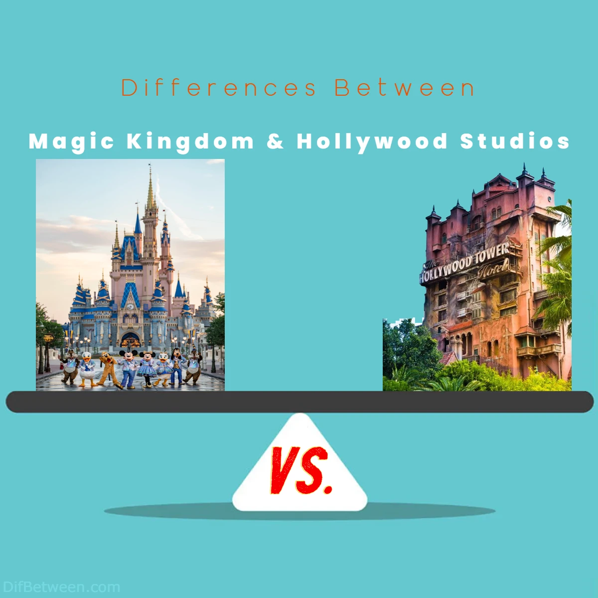 Differences Between Magic Kingdom vs Hollywood Studios
