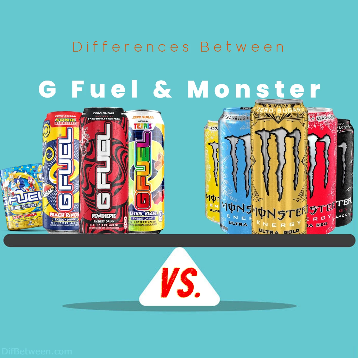 G Fuel vs Monster Unveiling the Battle of Energy Drinks