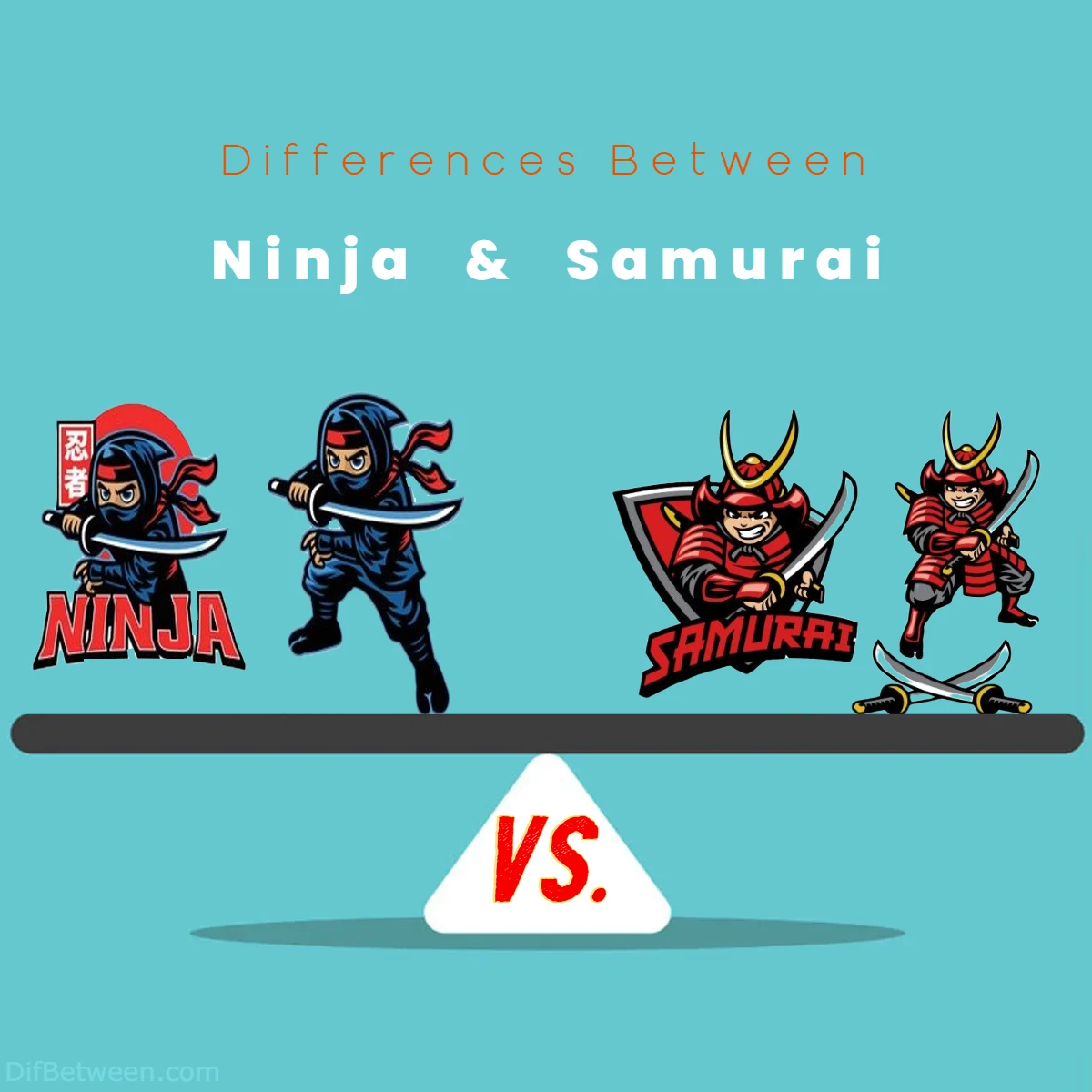 Differences Between Ninja vs Samurai
