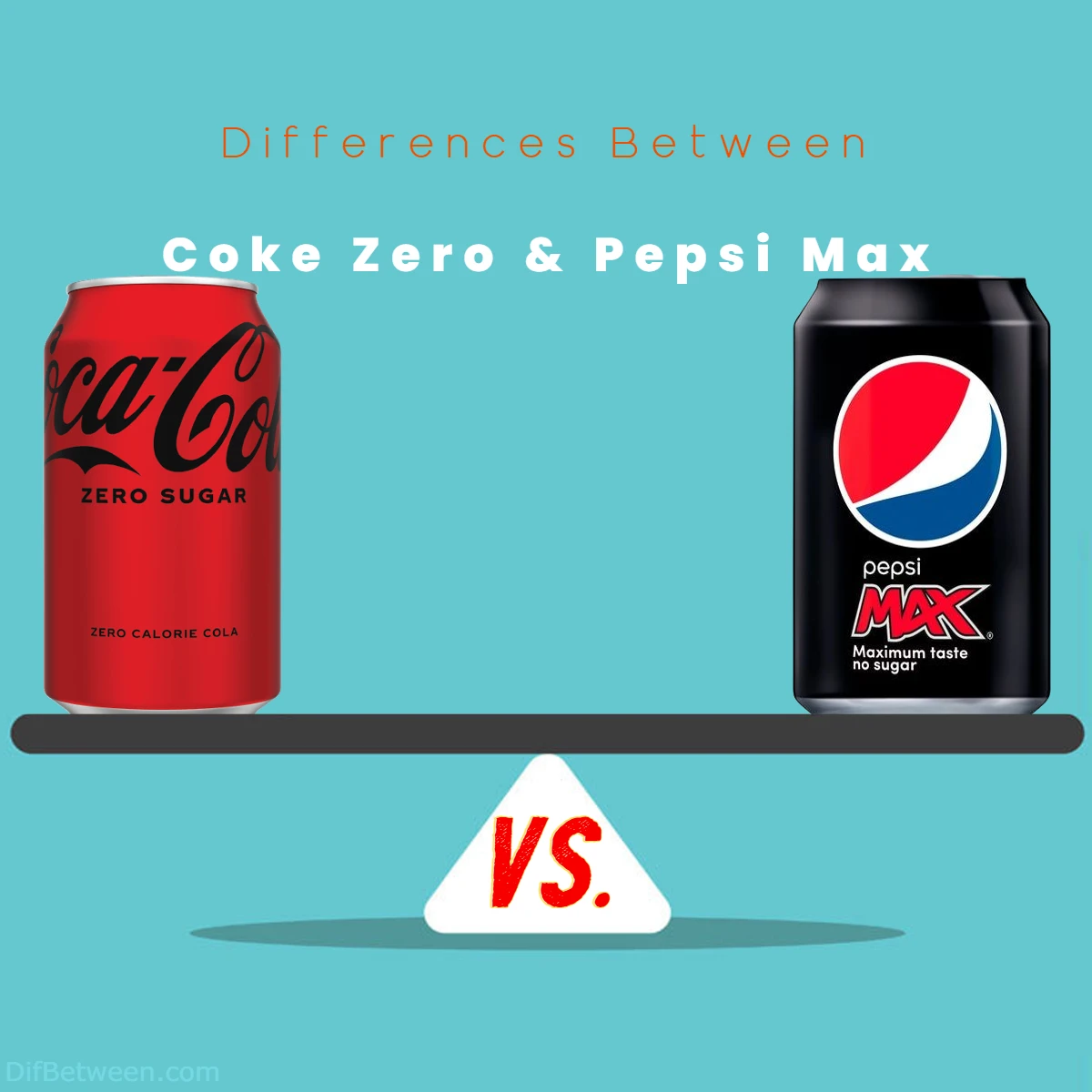 Differences Between Pepsi Max and Coke Zero