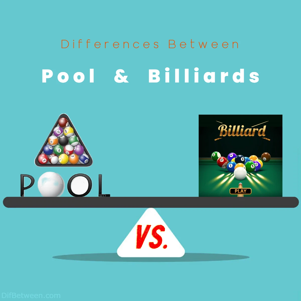 Differences Between Pool vs Billiards
