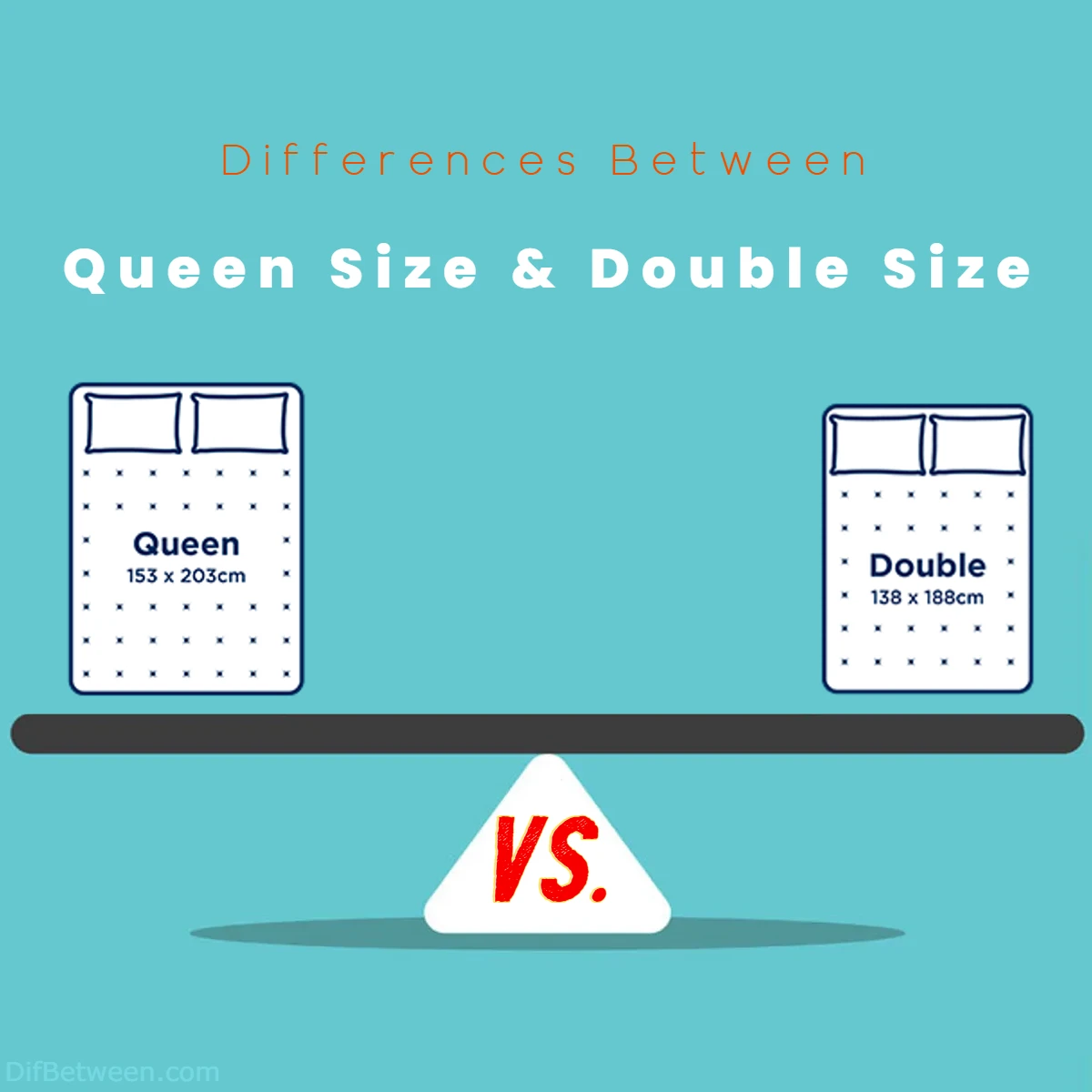Differences Between Queen Size vs Double Size