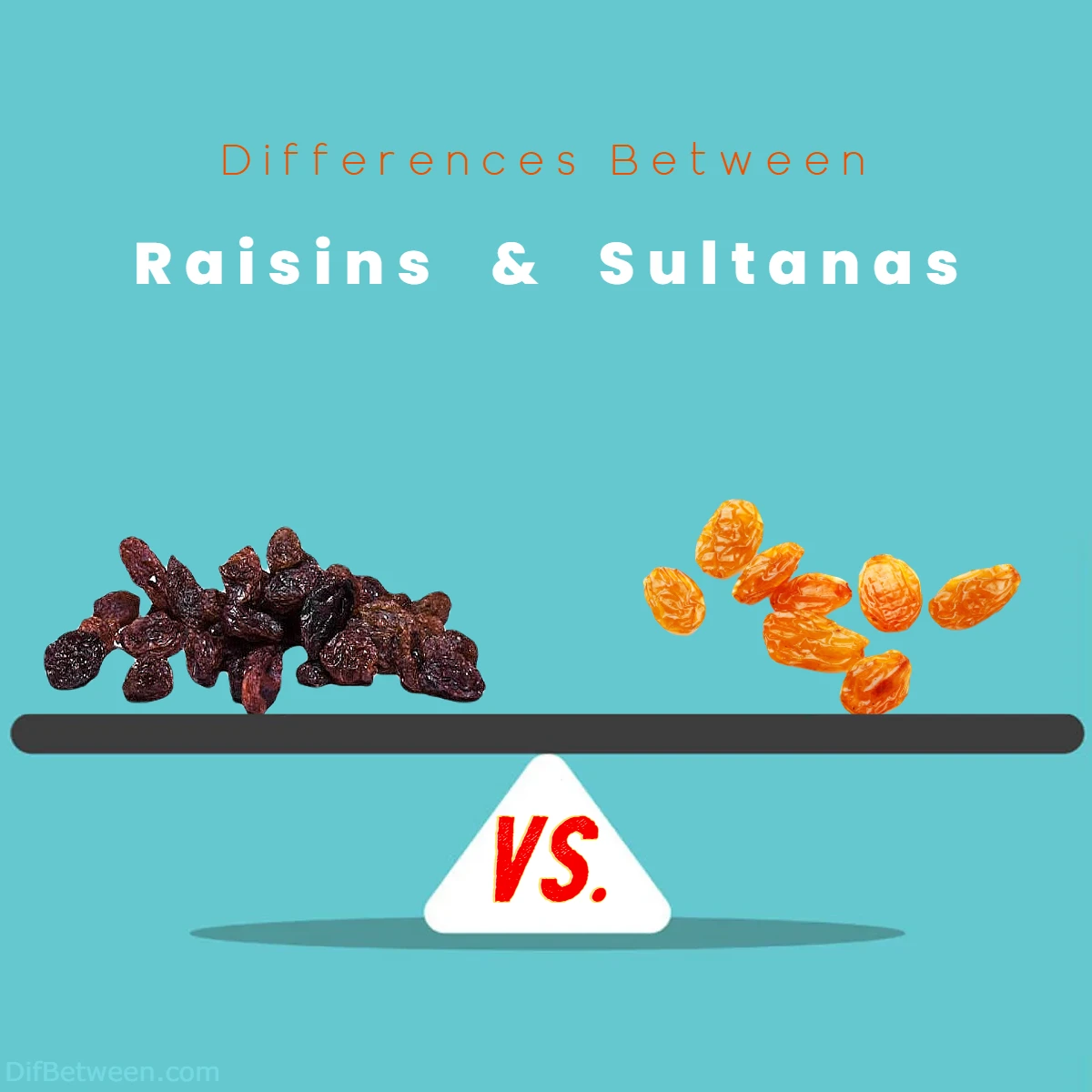 Differences Between Raisins vs Sultanas