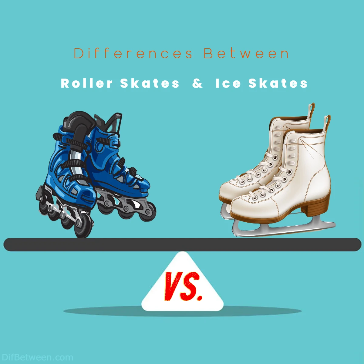 Differences Between Roller Skates vs Ice Skates