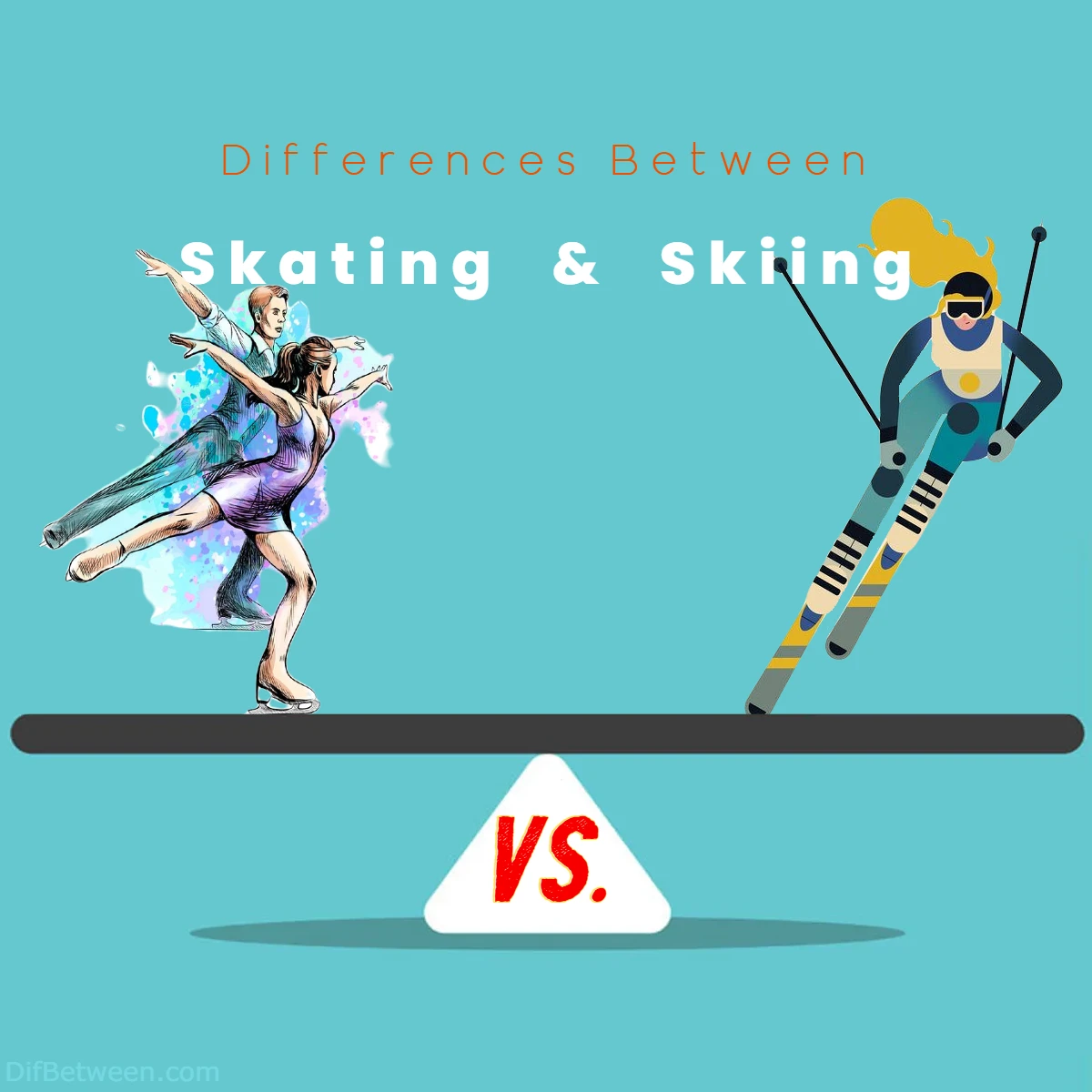 Differences Between Skating vs Skiing