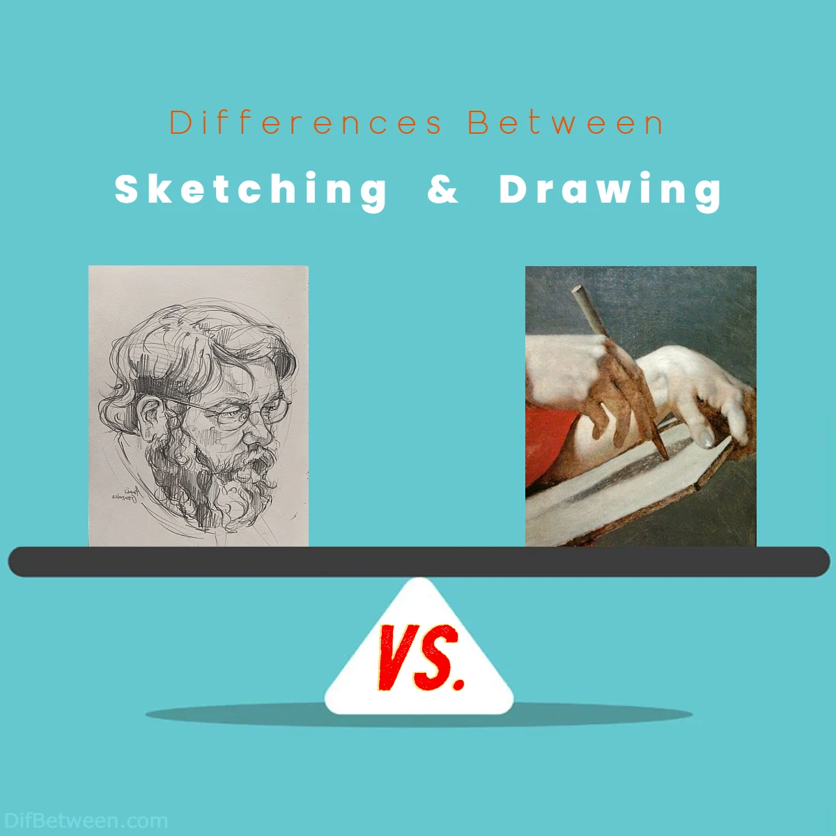 Differences Between Sketching vs Drawing
