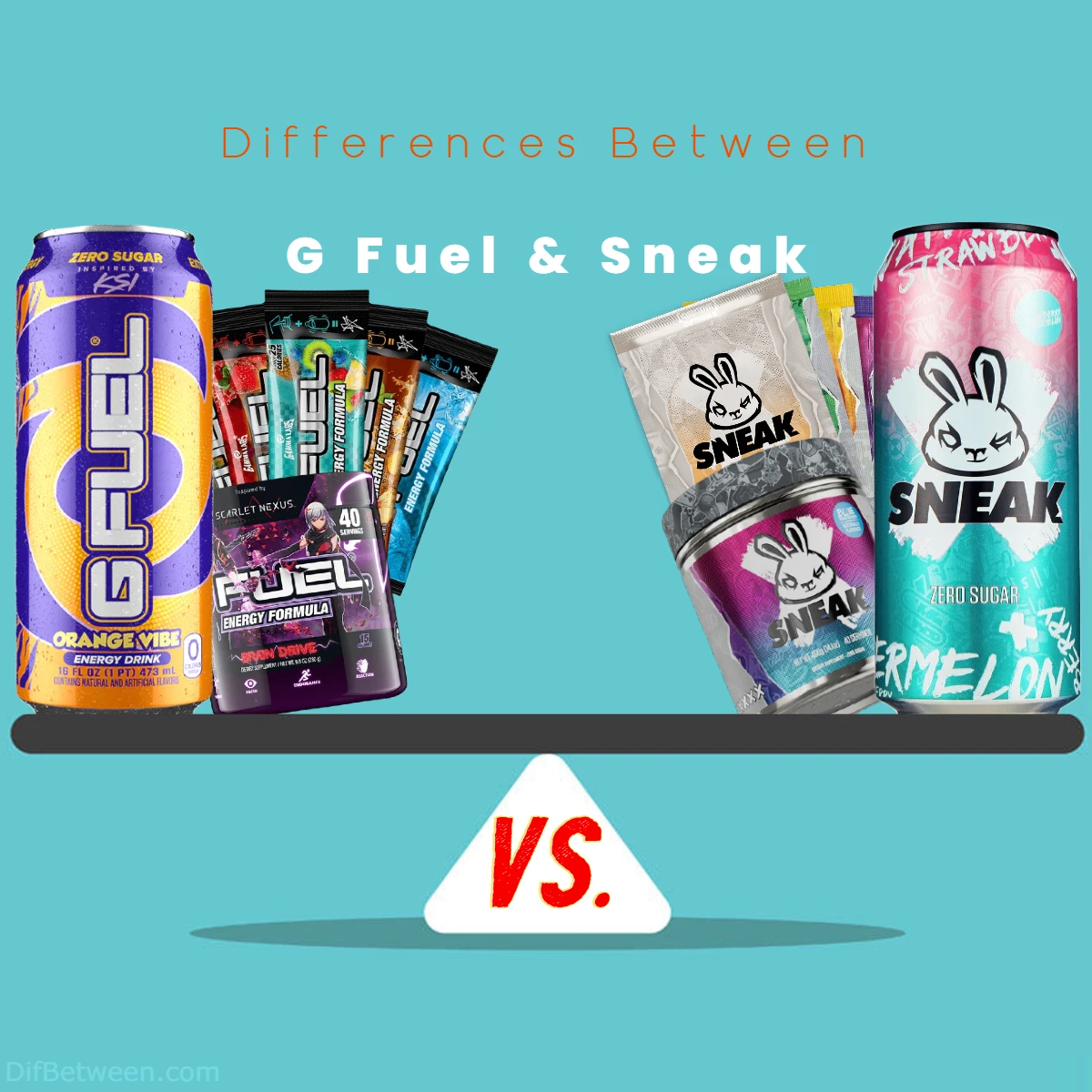 G Fuel vs. Sneak Unraveling the Energy
