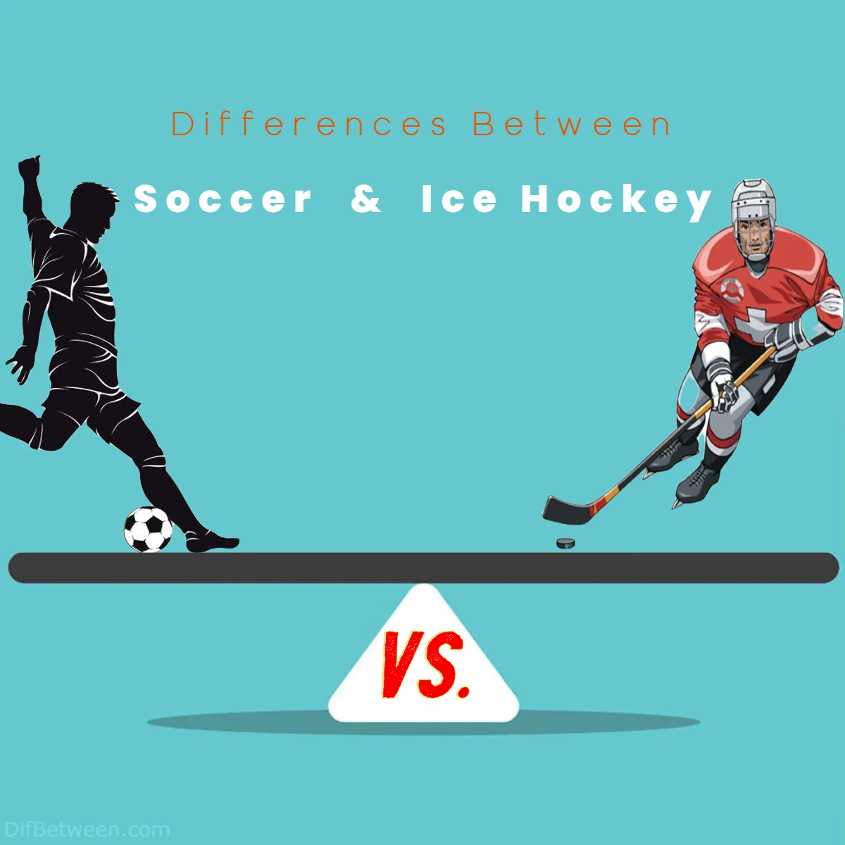 Differences Between Soccer vs Ice Hockey