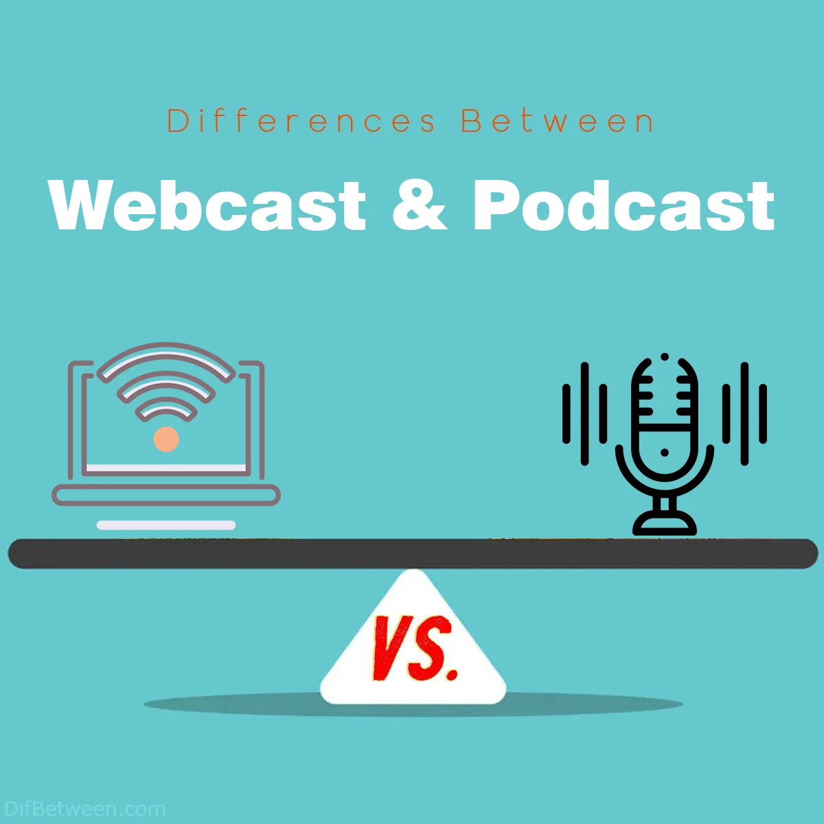 Differences Between Webcast and Podcast