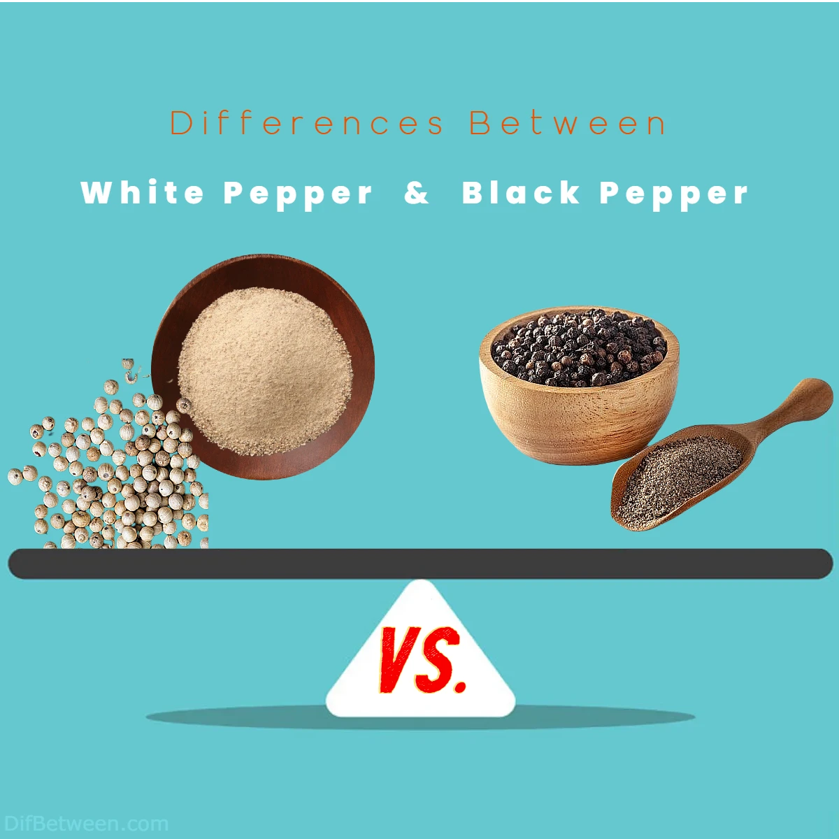 Differences Between White vs Black Pepper