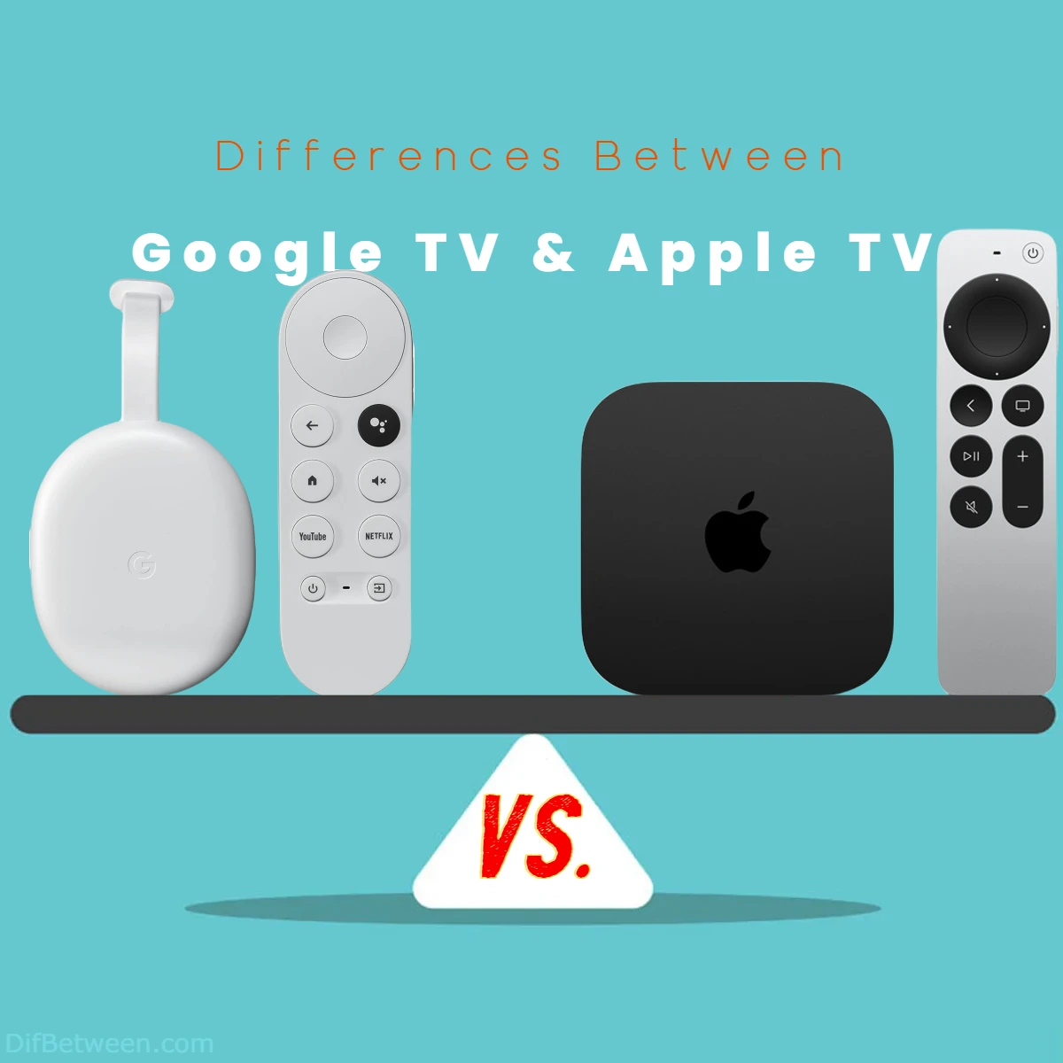 Difference Between Google TV and Apple TV