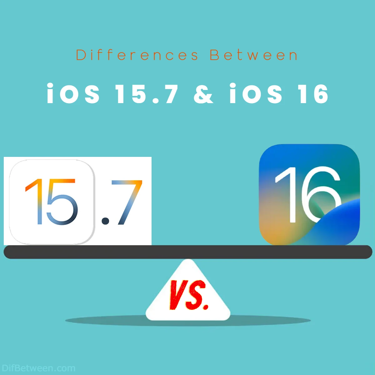 Difference Between iOS 16 and iOS 15 7