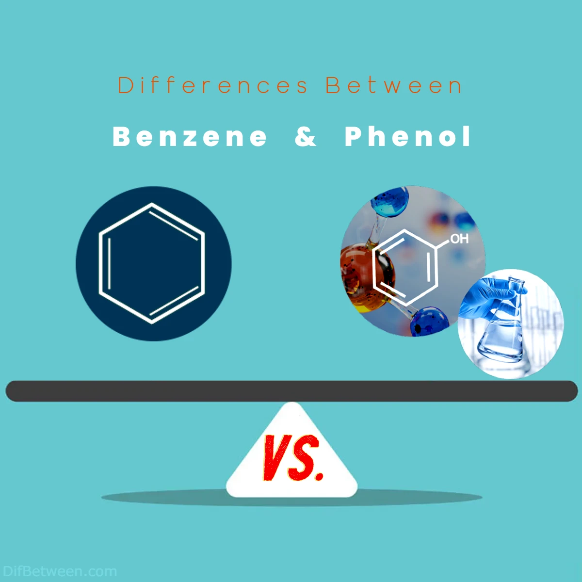 Differences Between Benzene vs Phenol