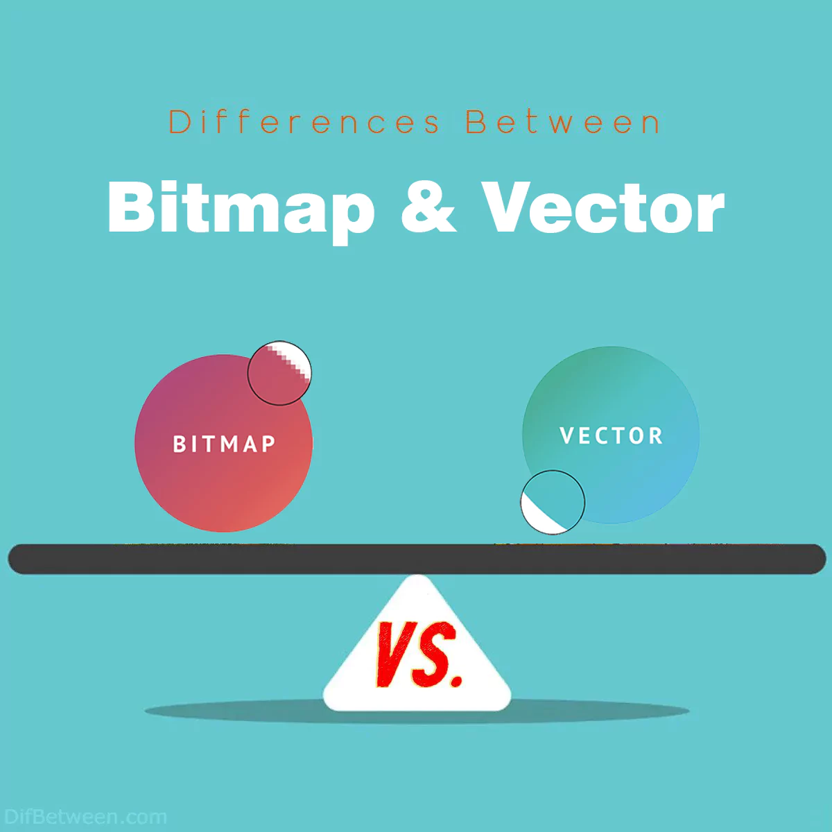 Differences Between Bitmap and Vector