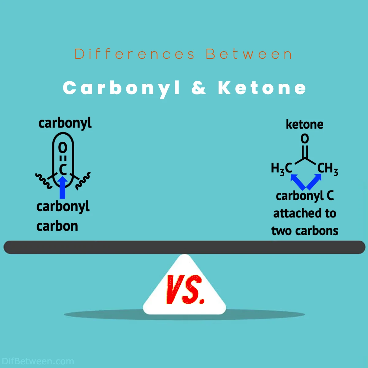 Differences Between Carbonyl vs Ketone